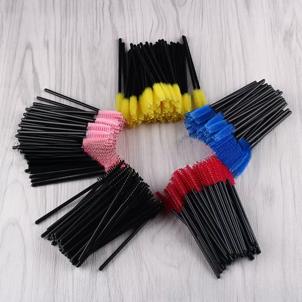 Disposable Eyelash Brush Portable Eyelash Curler Eyelash Transplant Grafting Brush Spiral Eyebrow Brush Eyelash Brush