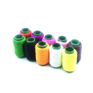 Colorful Pagoda Thread DIY Handmade Sewing Clothes Needlework Black and White Red 10 Colors 302 Small Roll Spool Thread Direct Supply for Embroidery