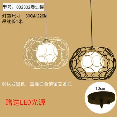 Lámpara de comedor de tres cabezas creativa lámpara de mesa de comedor personalizada moderna minimalista nórdica pequeña lámpara de pasillo de barra de estilo industrial