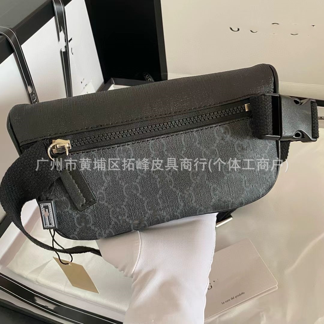 Suministro directo transfronterizo doble G clásico bolso de pecho de presbiterio mensajero de un solo hombro riñonera multifuncional para hombres y mujeres con la misma bolsa de cámara cartero