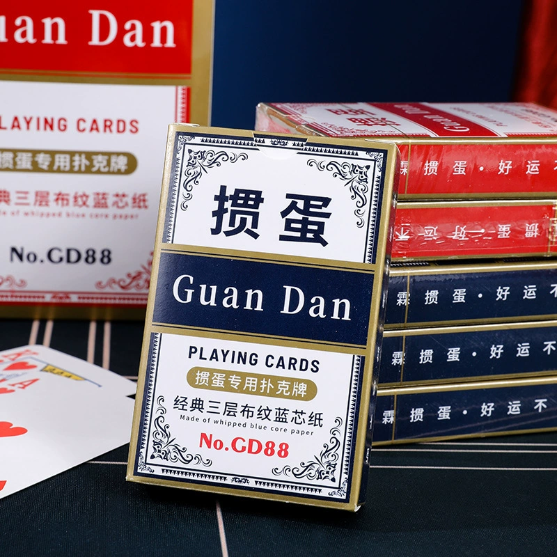 Оптовые продажи высококачественных игральных карт Gua Dan, высококачественные покерные карты для соревнований, 100 карт в коробке.