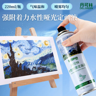 Fixing Liquid Matte Water-Based Styling Spray 220ml Oil Pastel Sketch Gouache Marker Pen