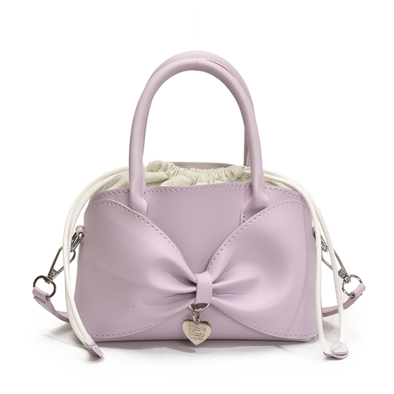 Bolso de moda coreano 2025 verano nuevo bolso femenino diseño de nicho bolso de hombro lindo lazo bolso de mensajero