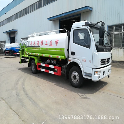 Dongfeng 8-Ton Construction Site Sprinkler Truck Manufacturer Sells Export Export Version 8-Cubic Sprinkler Truck Fog Cannon Disinfection Truck