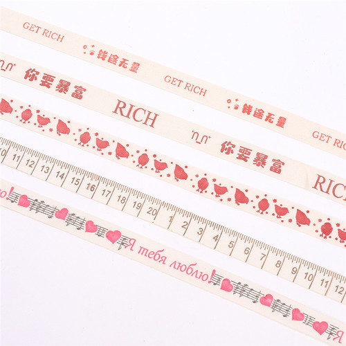 Manufacturer wholesale 1.5cm decorative accessories pure cotton edging tape white printed letter pattern Christmas lace tape