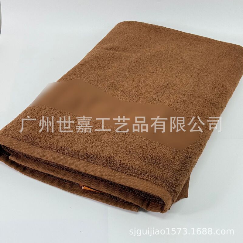 Cross-border foreign trade Hailey new product Terry Towel limited edition terry beach towel, vintage brown terry fabric Cross-border foreign trade Hailey new product Terry Towel limited edition terry beach towel, vintage brown terry fabric
