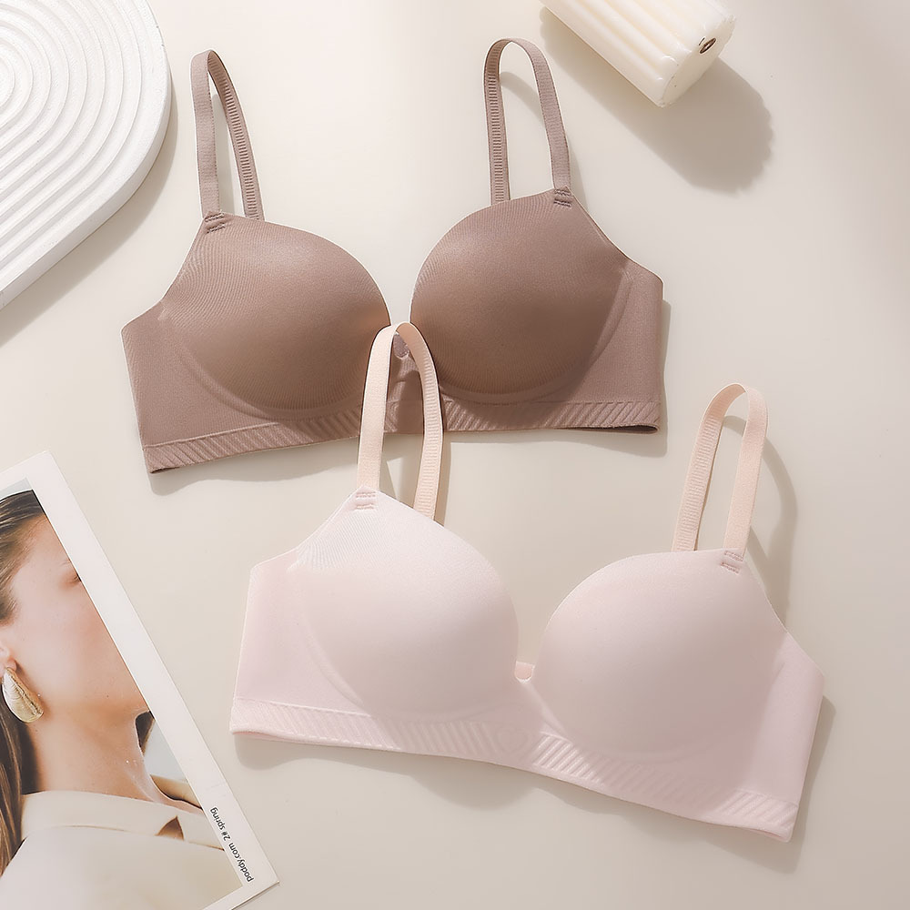 Venta directa de fábrica comercio electrónico transfronterizo Sudeste de Asia Vietnam Tailandia damas sin costuras sujetador de recogida lateral cómodo
