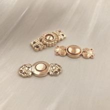 厂家直供明制汉服旗袍古装子母对扣 风纪扣 儿童汉服金属盘扣现货