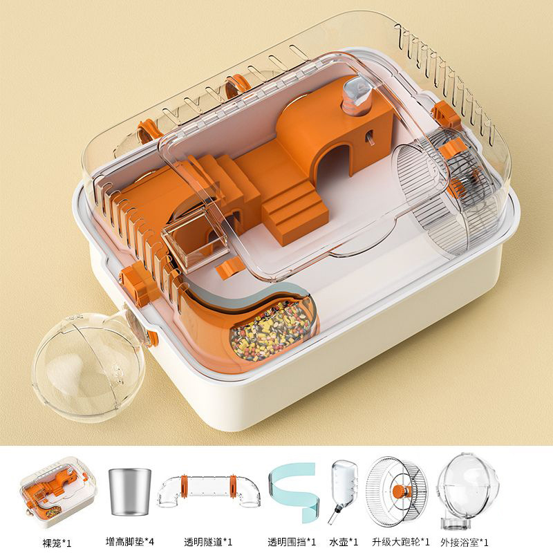 【Venta al por Menor】Jaula para Hámster Extra Grande, Villa para Hámster Golden Bear, Juego de Juguetes para Hámster, Accesorios para Hámster image 11