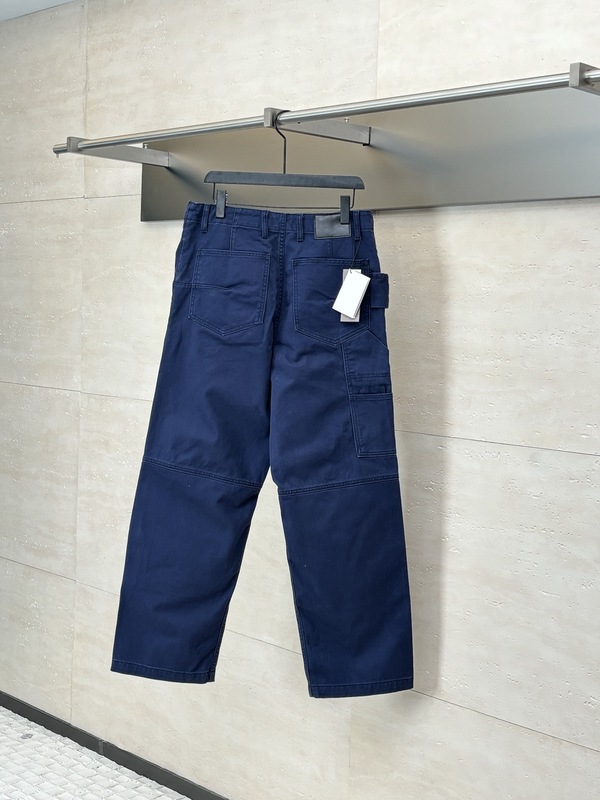 正しいバージョンの高品質 D ファミリー 25 新しい作業服ブルーのロギング パンツ ルーズ フィット メンズとレディース|undefined