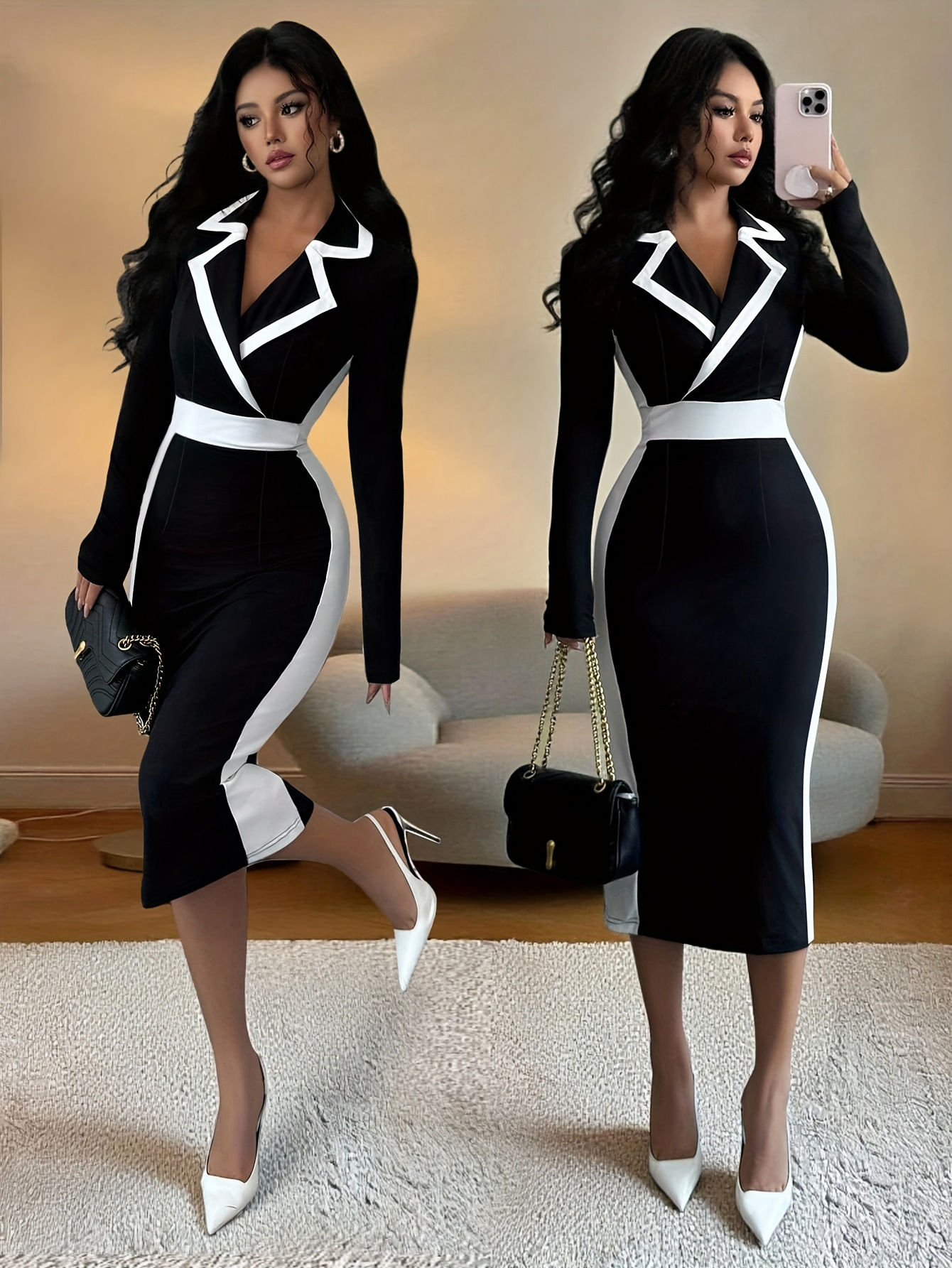 Elegant classic suit jacket