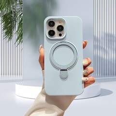 液体シリカゲル支点スタンドアップル15promax磁気吸引携帯ケースiPhone14転倒防止保護カバー卸売り