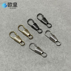 金属製バッグ留め金具、開口式金具、2.5cm口金バッグチェーン留め金具、フラット金具、DIYバッグ留め金具、金具