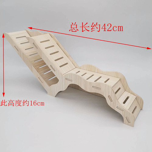 Wholesale underground cave hamster golden bear dwarf peeping house multifunctional wooden landscaping for natural wind escape