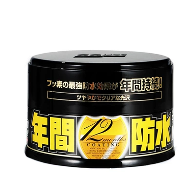 Soft99 Car Wax Universal White Car wax - year-waterproof-solid-wax-for-black-or-dark-colored-cars