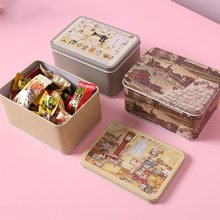 欧式小铁盒收纳盒桌面发卡皮筋首饰储物盒可爱卡通迷你便携糖果盒