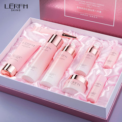Lanifangco ergothioneine matsutake diamond extract eight-piece set of hydrating and moisturizing pore shrinking skin care product set wholesale