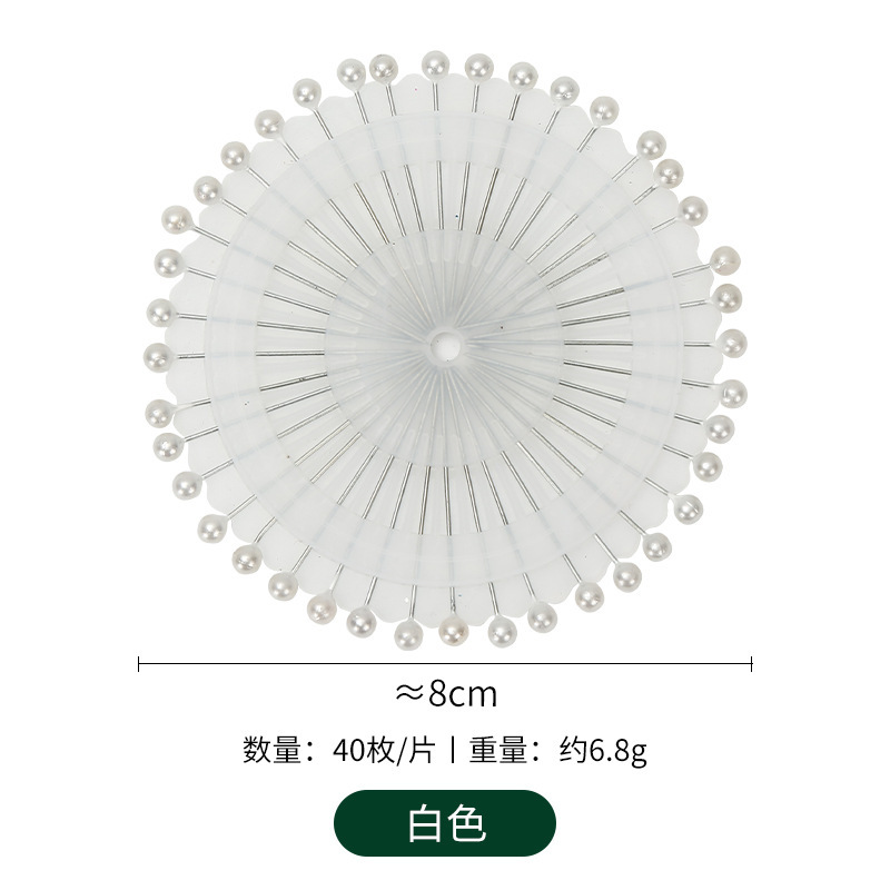 Fábrica de gran aguja de perla de gran cabeza aguja de perla fija joyería para colocar aguja de perla de color aguja de perla de color