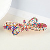 Metal cute hairgrip with bow for adults, big hairpin, ponytail