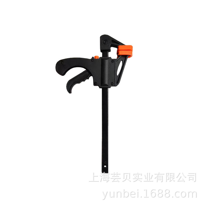 Abrazadera Tipo F para Carpintería y Fabricación de Muebles, de Metal, Colores Rojo/Naranja, Tamaños 4/6/10/12 Pulgadas.