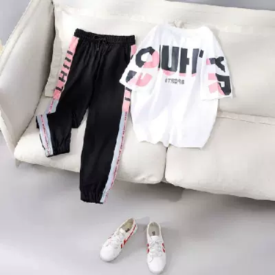 休闲运动服套装女风ins学生两件套2025新款韩版夏季时尚潮流洋气