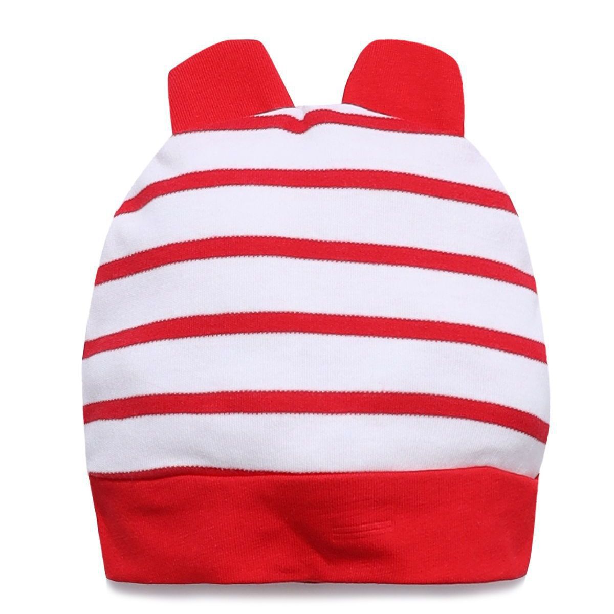 Frühling und Herbst Neugeborenen Baby Kleidung Kinder Weihnachten Lange ärmeln Drei stück Gestreiften Hosen Abnehmbare Hut_voghion.com