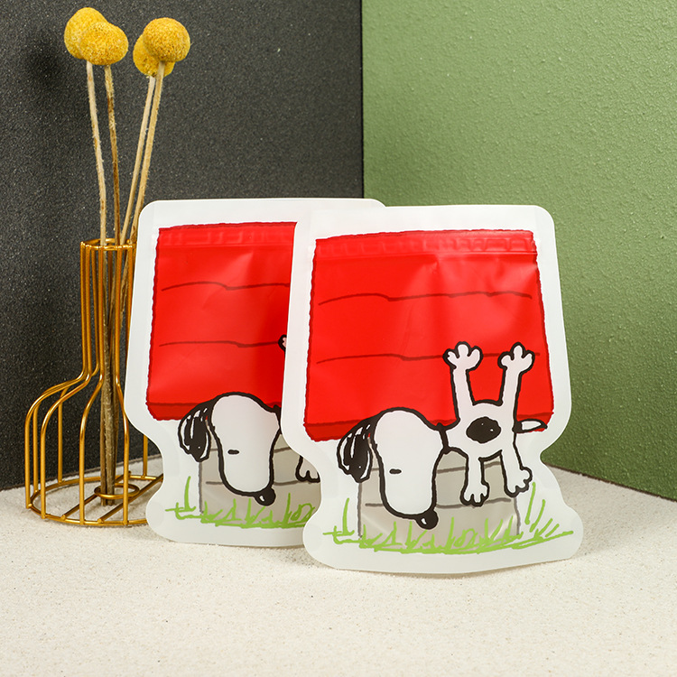 批发塑料包装袋印刷食品包装袋彩印自立自封异形食品袋