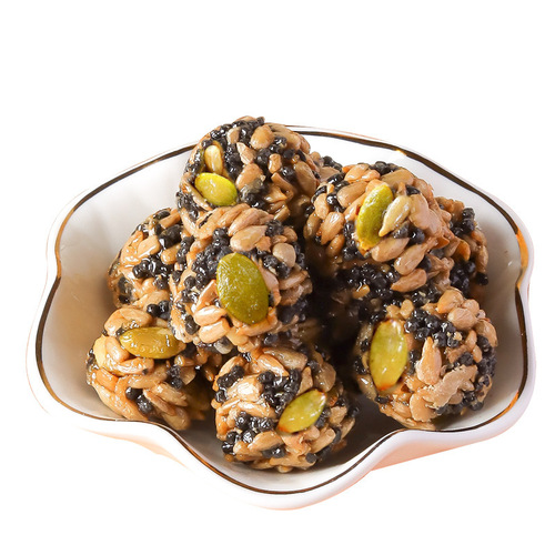 Iron sticks, yam, nut balls, snacks, sucrose-free, five black whole grains, melon seeds, black sesame balls, health pills