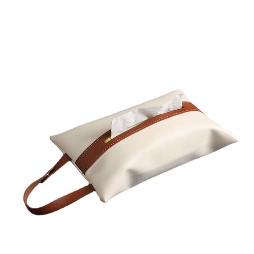 Car-mounted paper towel box multi-functional creative hanging sunshade armrest box seat back tissue box car interior decoration accessory