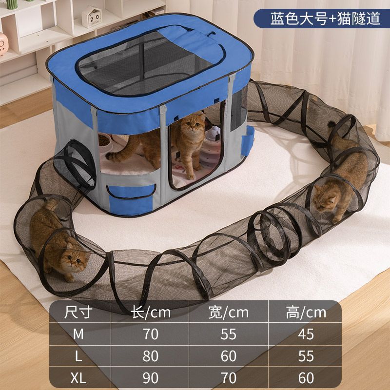 [블루 대형 분만실 + 터널] 파노라마 뷰 - 직사각형 대형 분만실