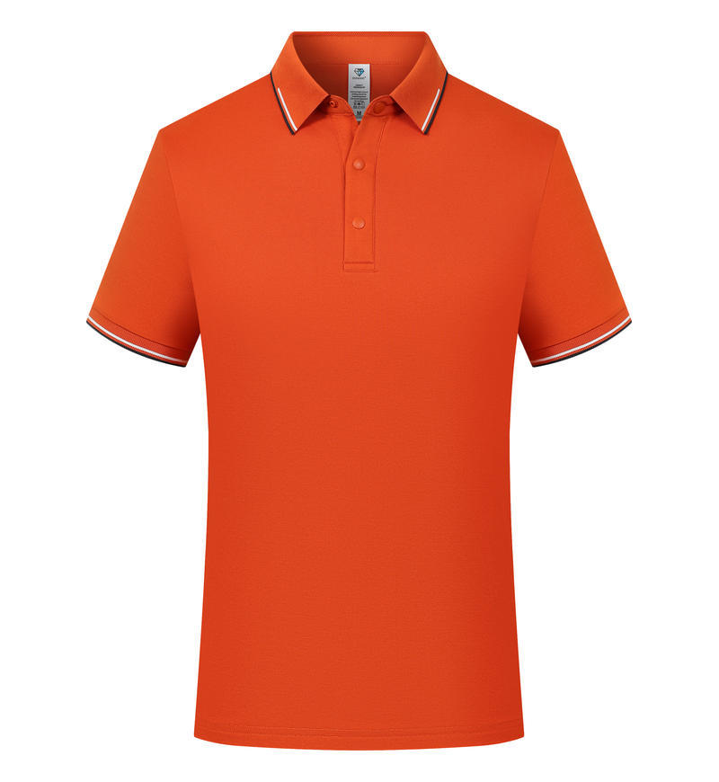 Camiseta polo personalizada de tamaño transfronterizo camiseta de trabajo camiseta cultural bordada logotipo revestido vestido de trabajo de manga corta personalizado