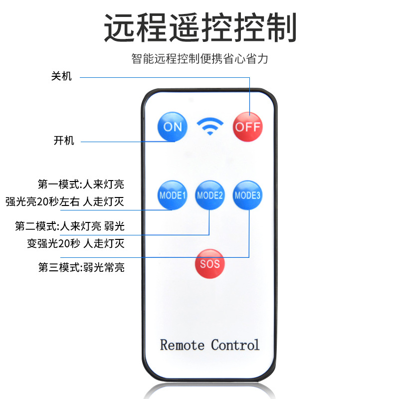 Luz de patio exterior transfronteriza LED recargable luz de iluminación de inducción del cuerpo humano luz solar integral