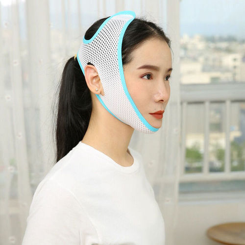 Sleeping face shaping belt small V face bandage mask oval face lifting tight strap face double chin nasolabial fold masseter muscle