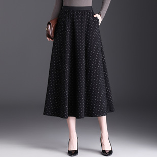 �������cӡ�����L��A�ִ�[ȹŮ2025�ﶬ�����b���|��ɫ�@�݂�ȹ