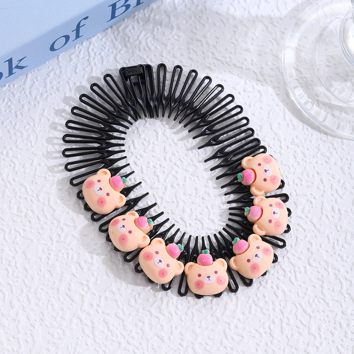Peine para niños, horquilla, cabello roto en la frente, artefacto de acabado, flequillo, accesorios para el cabello, peine para el cabello para bebés, horquilla para la parte posterior de la cabeza para bebés