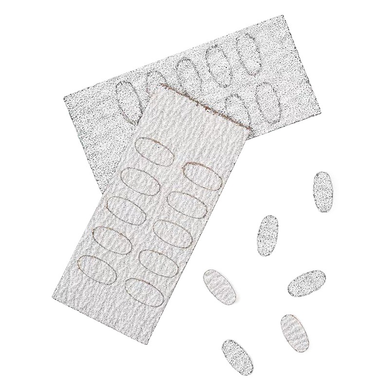 Manicura empuje de acero Ruso de doble cabeza empuje de acero de herradura piel muerta Bisel de manicura pulido frontal superficie de la uña pieza de frotación de arena