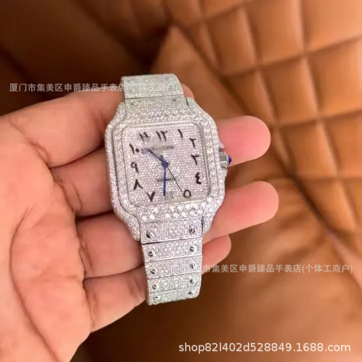 Cartier Santos de Cartier Iced Out WSSA0018
