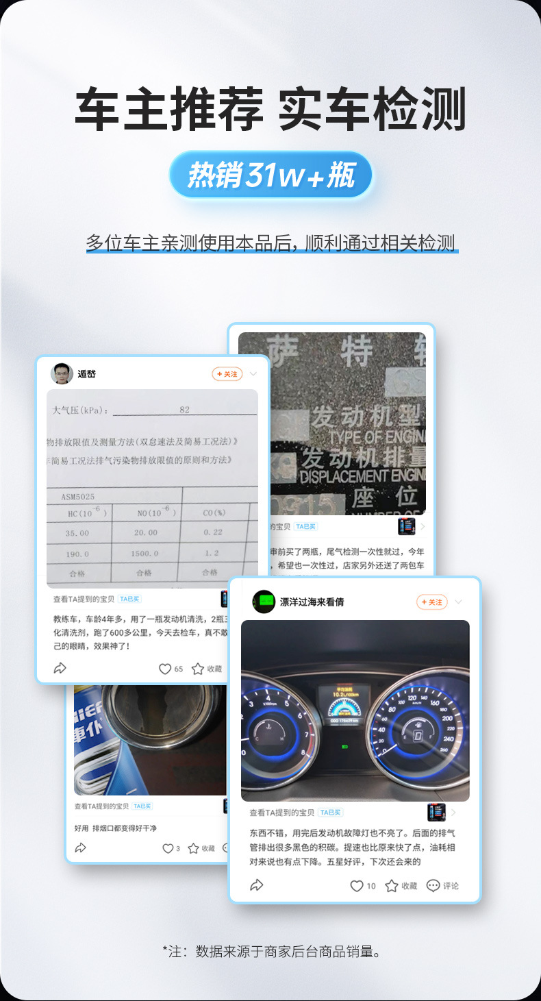 Car Cleaner Three-Way Catalytic Cleaner, No-Disassembly Engine Fuel Additive, Removes Carbon Deposits, Reduces Fuel Consumption for Gasoline Vehicles