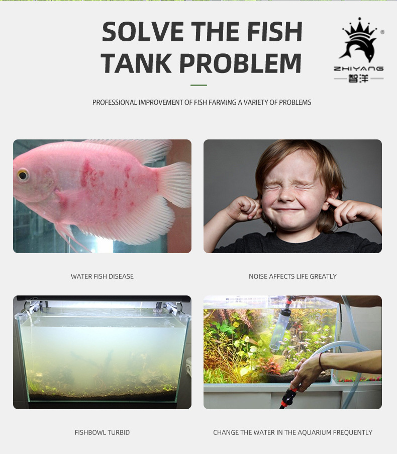 Title 3, 110V 220V Aquarium filter Wall-mounted fish tan...