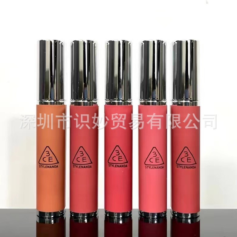 新品CE奶唇泥唇釉唇彩口红哑光铁锈棕女生丝绒口红枫糖肉桂色|undefined