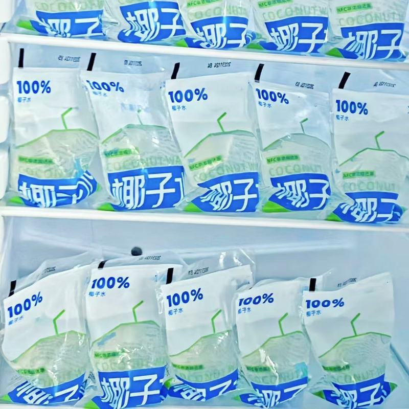 100%椰子水椰青水非浓缩还原电解质水饮料果粒水果茶无添加12包|undefined