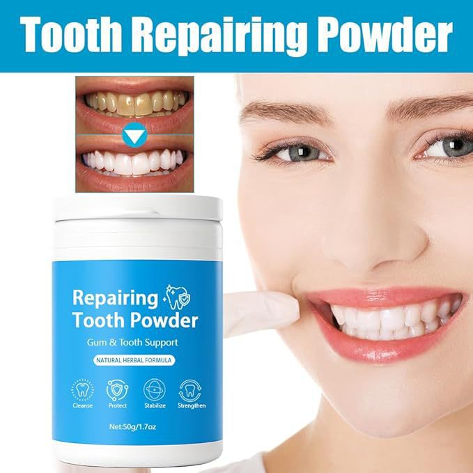 Reumi Tooth Repairing Powder,天然牙粉清洁清新口气保护牙齿|undefined