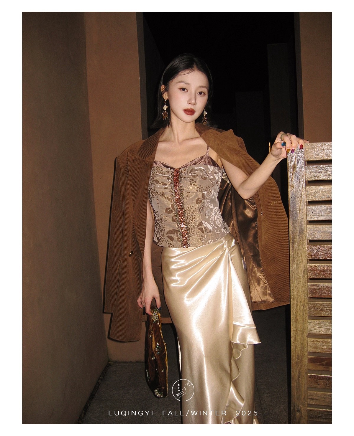 Blazer vintage in velluto a coste donna giacca in cotone_voghion.com