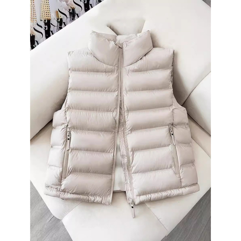 Short down cotton vest for women, autumn and winter 2026 new style, thickened versatile puffer vest, cotton coat jacket for women Short down cotton vest for women, autumn and winter 2026 new style, thickened versatile puffer vest, cotton coat jacket for women