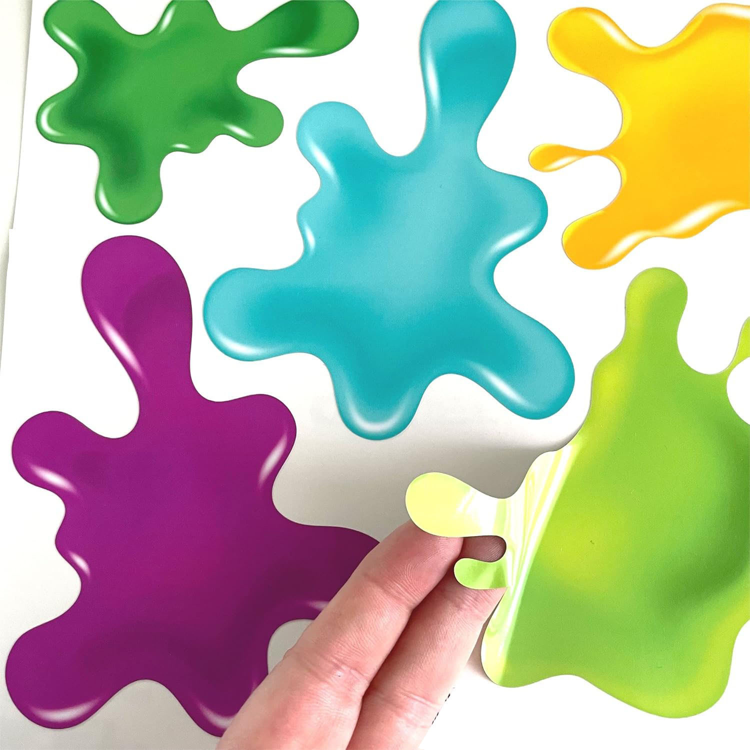 Amazon pintura pasta de automóvil efecto estereoscópico 3D parachoques de automóviles comercio exterior pegatinas impermeables