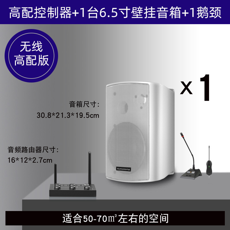 壁挂无线音响店铺舞蹈教室餐厅健身房会议室商用音箱组合套装|undefined