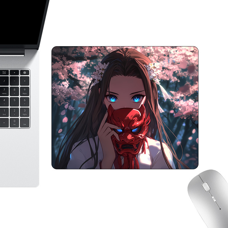 二次元ゲームマウスパッド、厚みのあるエッジロックeスポーツ専用アニメキーボードパッド、大型の汚れ防止と耐摩耗性デスクパッド|undefined