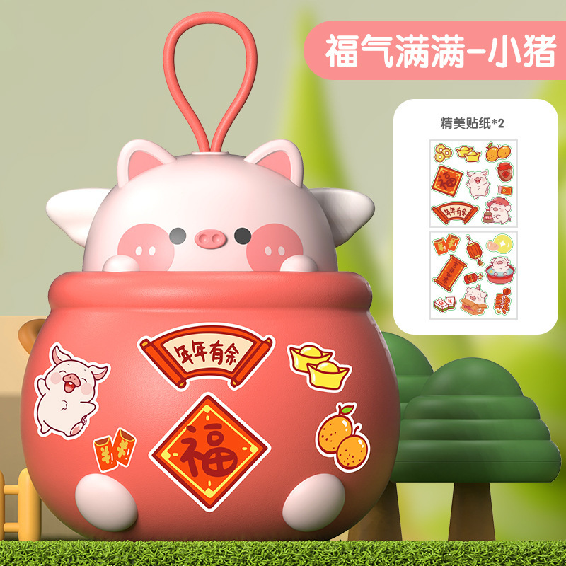 Candy House alcancía ins lindo de dibujos animados alcancía solo puede ingresar al regalo de los niños de gran capacidad resistente a la caída al por mayor