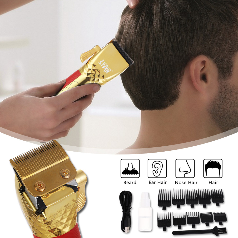 Ganar estrella Amazon pelo eléctrico Clipper traje pelo Clipper recargable hogar portátil pelo Clipper