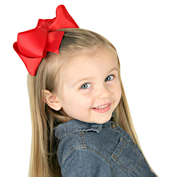 Wholesale Solid Color Bow Duckbill Clip Children's Hairpins Nihaojewelry display picture 24